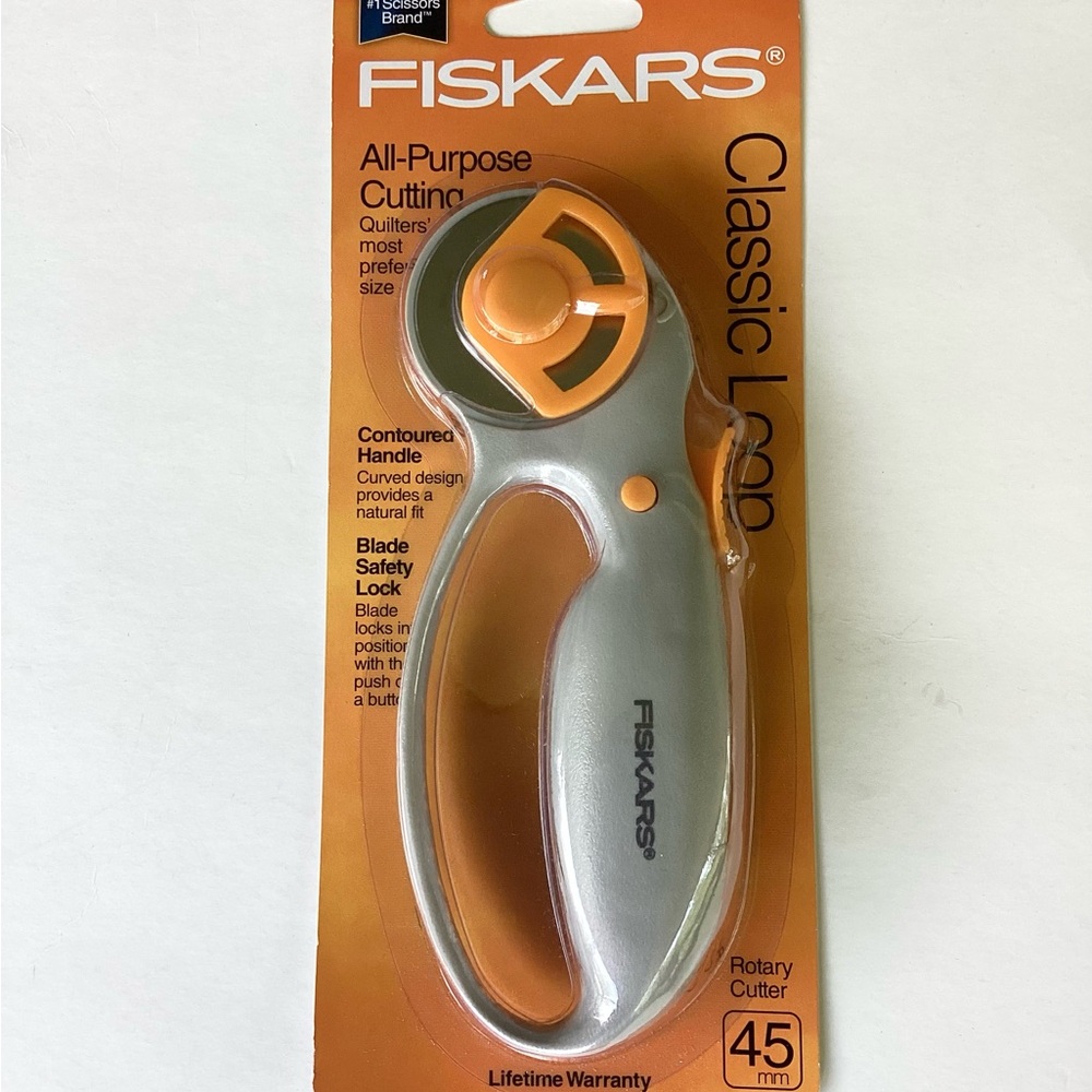Fiskars Rotary Cutter Orange Handled Scissors Classic Loop All-Purpose - Picture 1 of 8